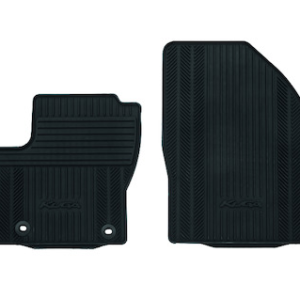 Tepih, spredaj gumiran, črn